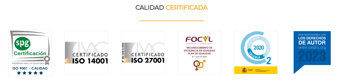 Calidad Certificada